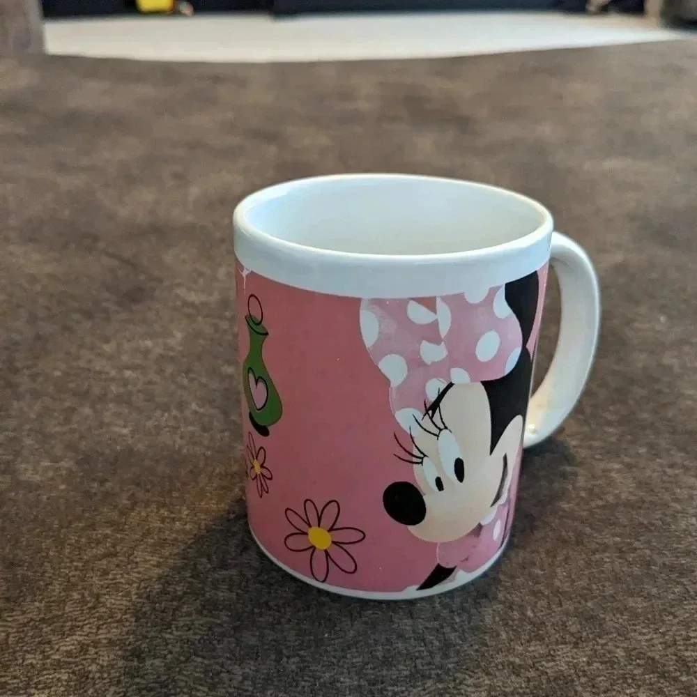 Disney Minnie Mouse You're So Cute Mug 12 Oz Love Valentines Bows Flowers Hearts